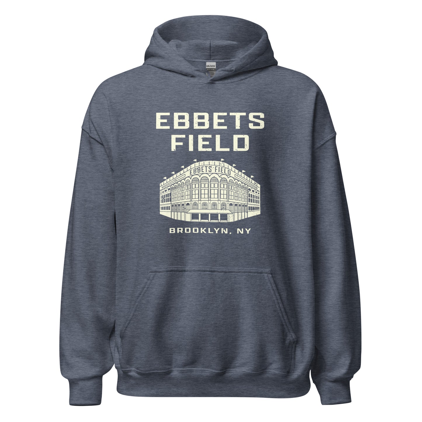 Ebbets Field Hoodie - Brooklyn, NY | Retro Baseball Sweatshirt