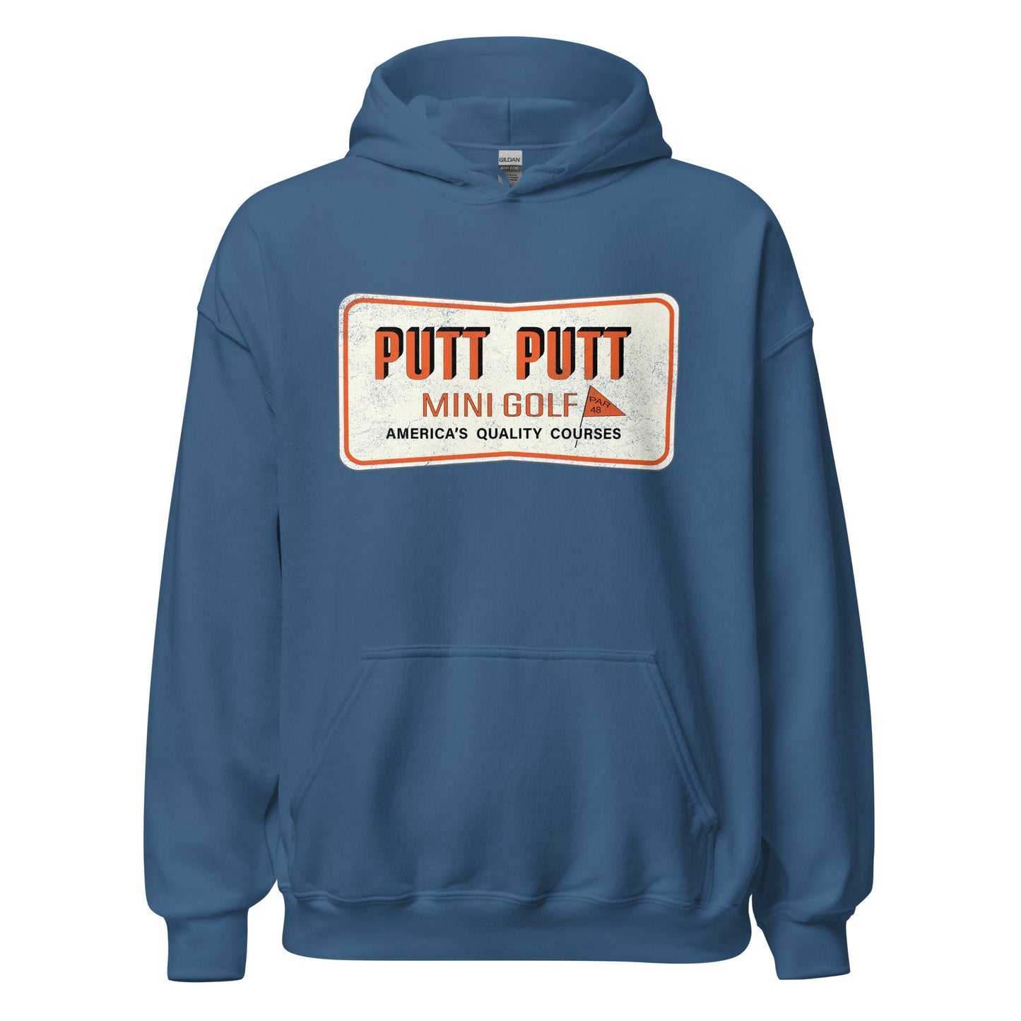 Putt Putt Vintage Hoodie - Old School Mens & Womens Graphic Sweatshirt