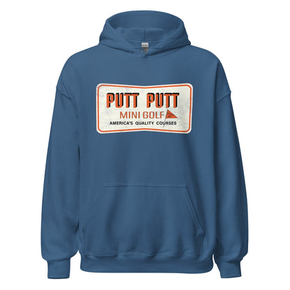 Putt Putt Vintage Hoodie - Old School Mens & Womens Graphic Sweatshirt