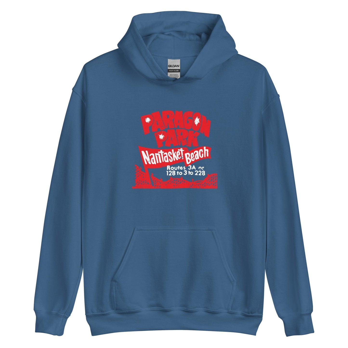 Paragon Park Hoodie - Nastasket Beach, Hull MA | Vintage Amusement Park Sweatshirt