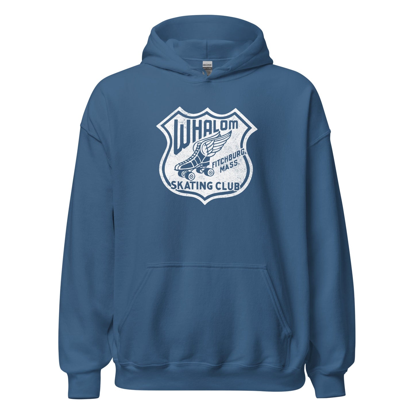 Whalom Skating Club Hoodie - Fitchburg, MA | Vintage Roller Skating Graphic Sweatshirt