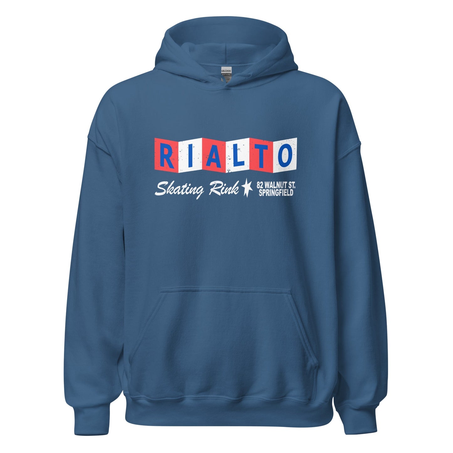 Rialto Skating Rink Retro Hoodie - Springfield, MA | Vintage Roller Skating Sweatshirt