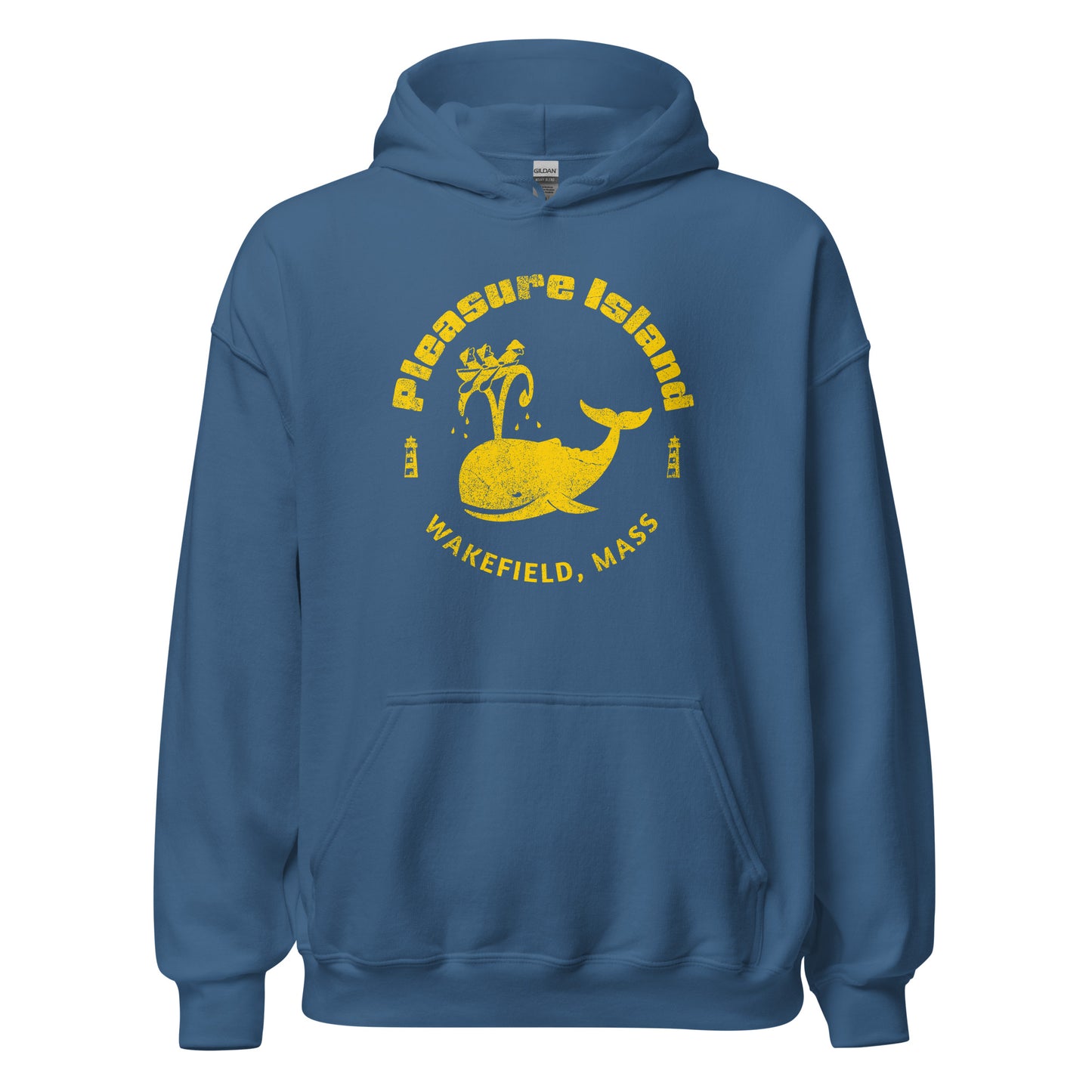 Pleasure Island Hoodie - Wakefield, MA | Old School Retro Amusement Park Sweatshirt