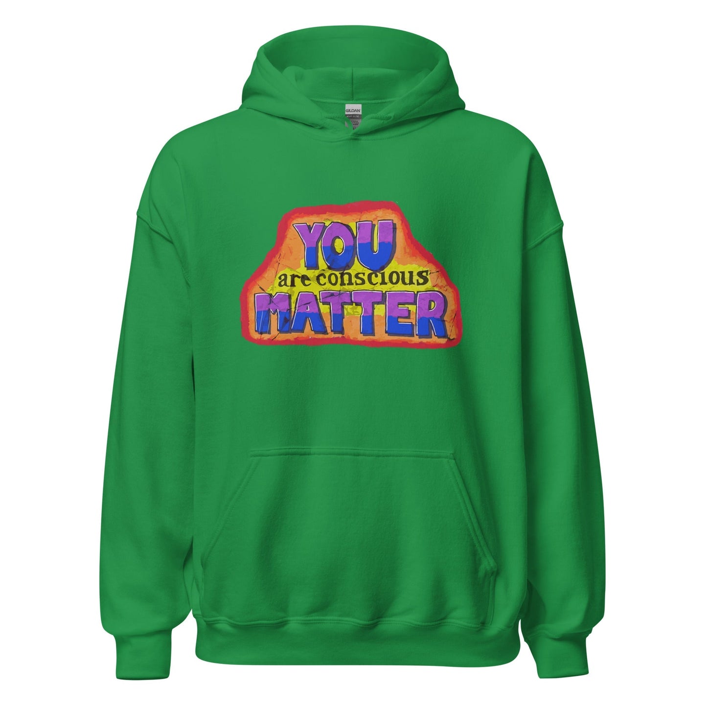 Quincy Quarries Graffiti Hoodie - Quincy, MA | "You Are Concious Matter"