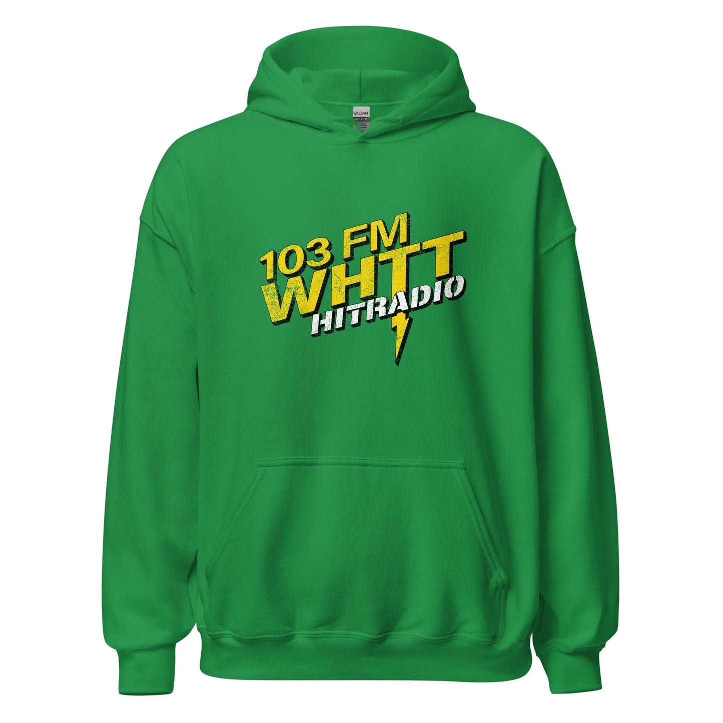 WHTT Hoodie - Old School Boston Rock Radio Vintage Sweatshirt