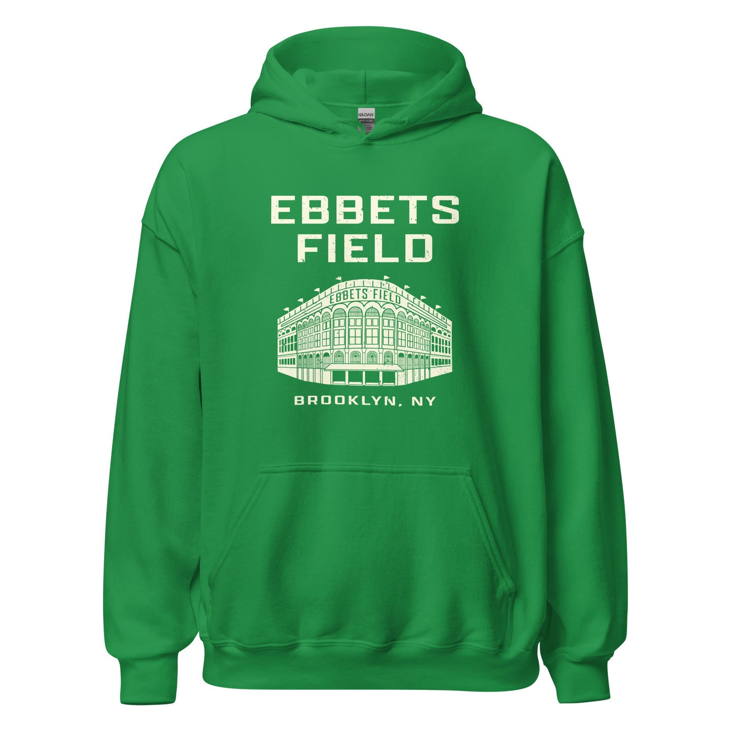 Ebbets Field Hoodie - Brooklyn, NY | Retro Baseball Sweatshirt