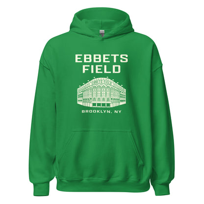 Ebbets Field Hoodie - Brooklyn, NY | Retro Baseball Sweatshirt