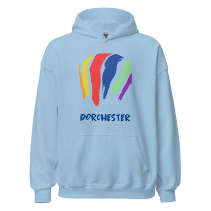 Dorchester Rainbow Swash Hoodie - Boston, MA | Rainbow Gas Tanks Sweatshirt