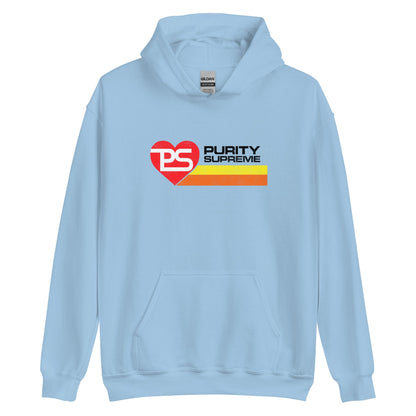 Purity Supreme Hoodie - Retro 1980s Old School Mens & Womens Sweatshirt