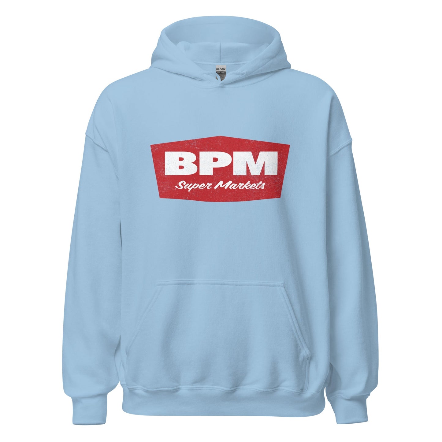 BPM Hoodie - Brockton Public Market Retro 1970s Throwback Sweatshirt