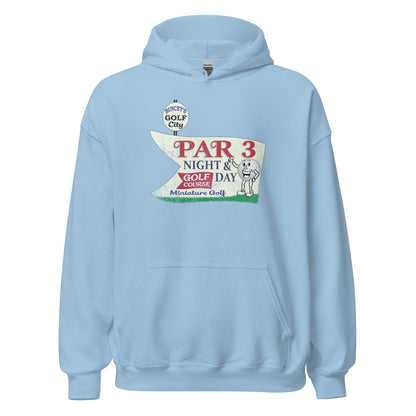 Buncey's Par 3 Gold Hoodie - West Bridgewater, MA | Retro Vintage Sweatshirt