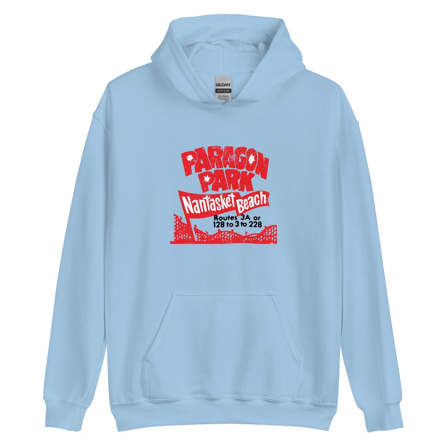 Paragon Park Hoodie - Nastasket Beach, Hull MA | Vintage Amusement Park Sweatshirt