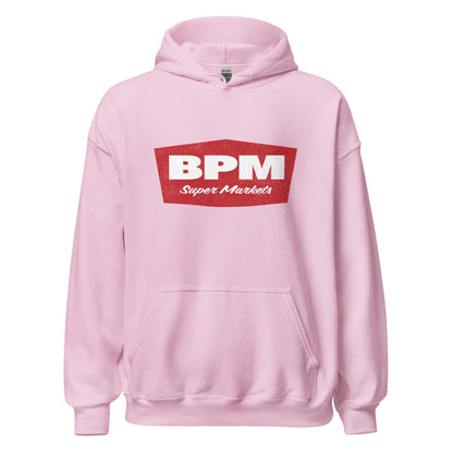 BPM Hoodie - Brockton Public Market Retro 1970s Throwback Sweatshirt