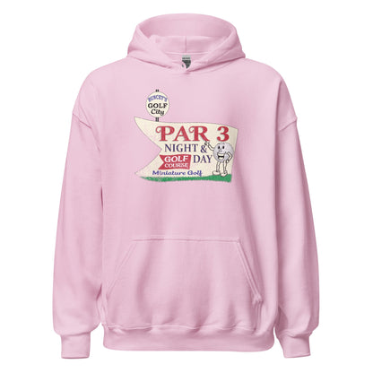 Buncey's Par 3 Gold Hoodie - West Bridgewater, MA | Retro Vintage Sweatshirt