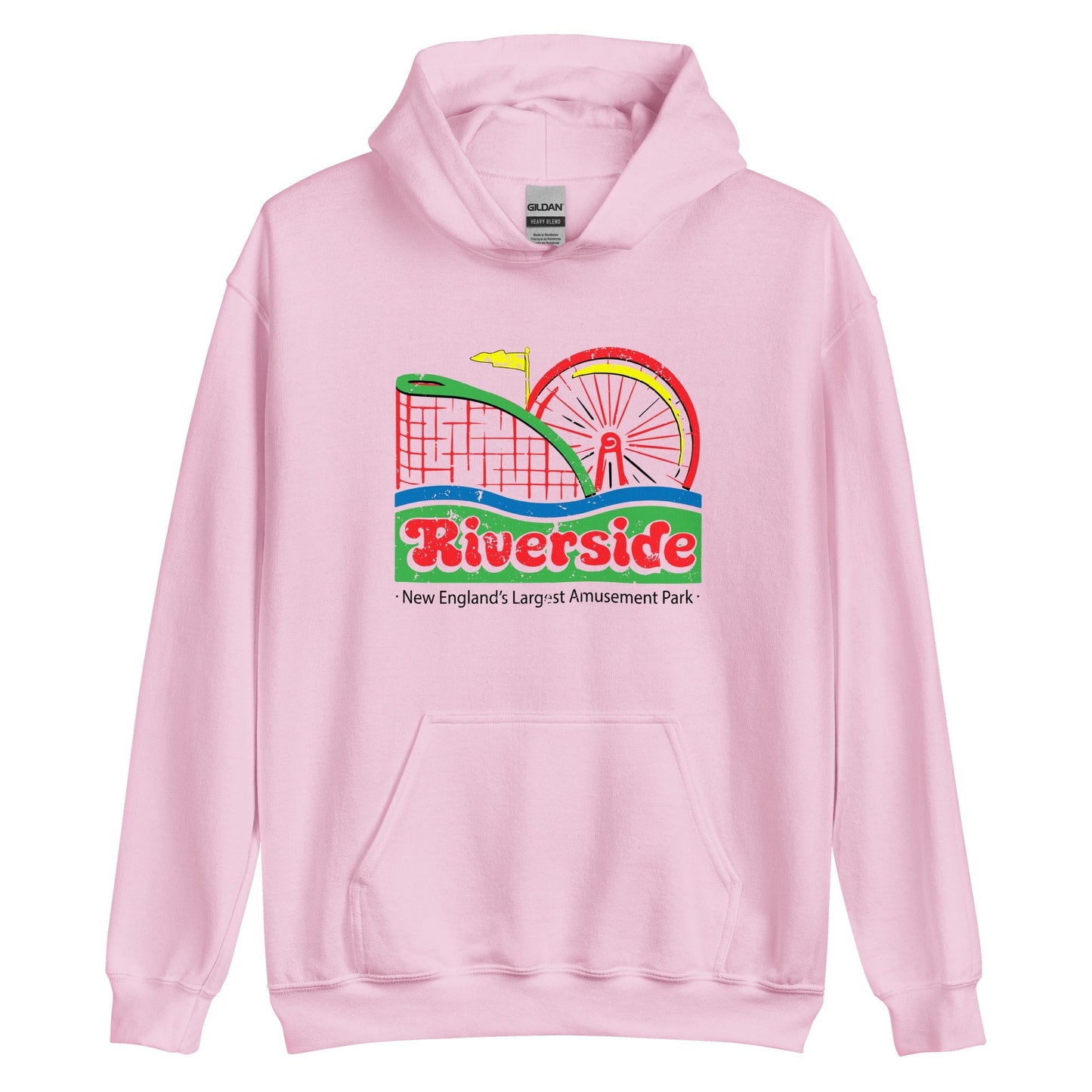 Riverside Amusement Park Hoodie - Agawam, MA | Vintage Graphic Sweatshirt