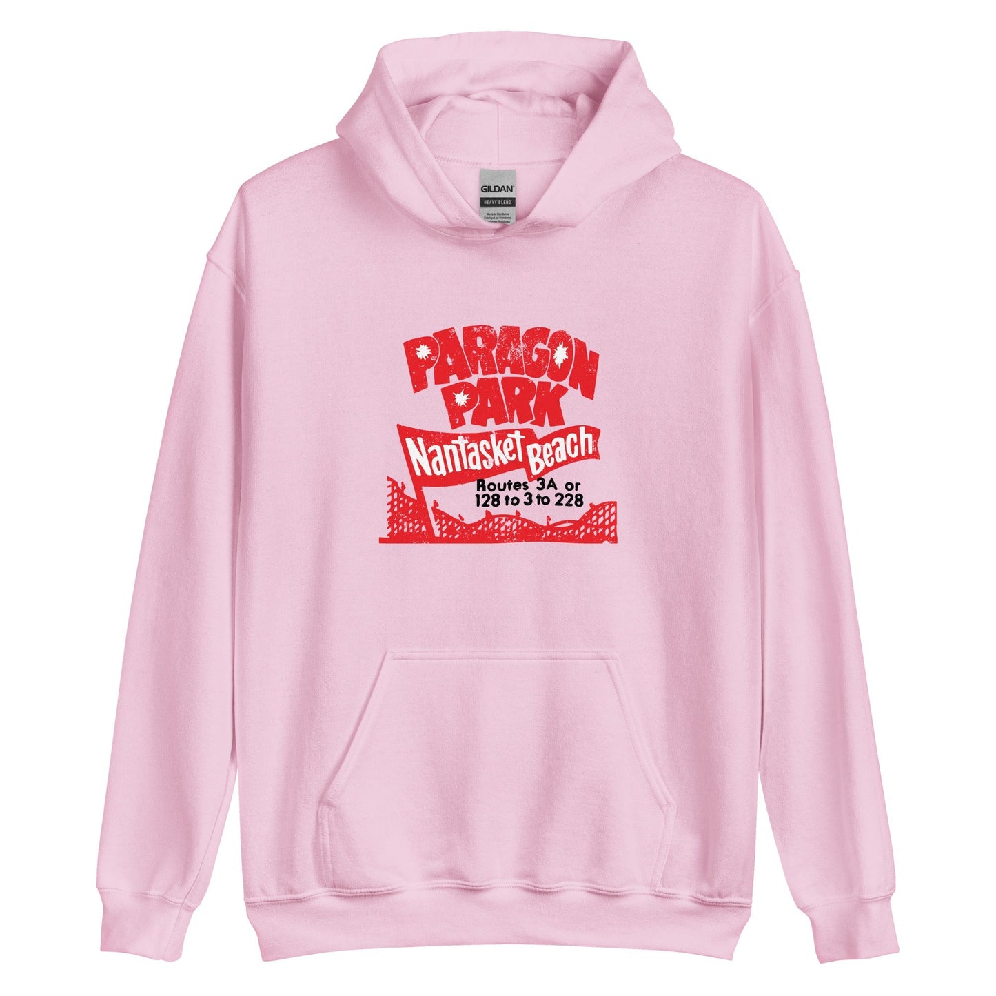 Paragon Park Hoodie - Nastasket Beach, Hull MA | Vintage Amusement Park Sweatshirt