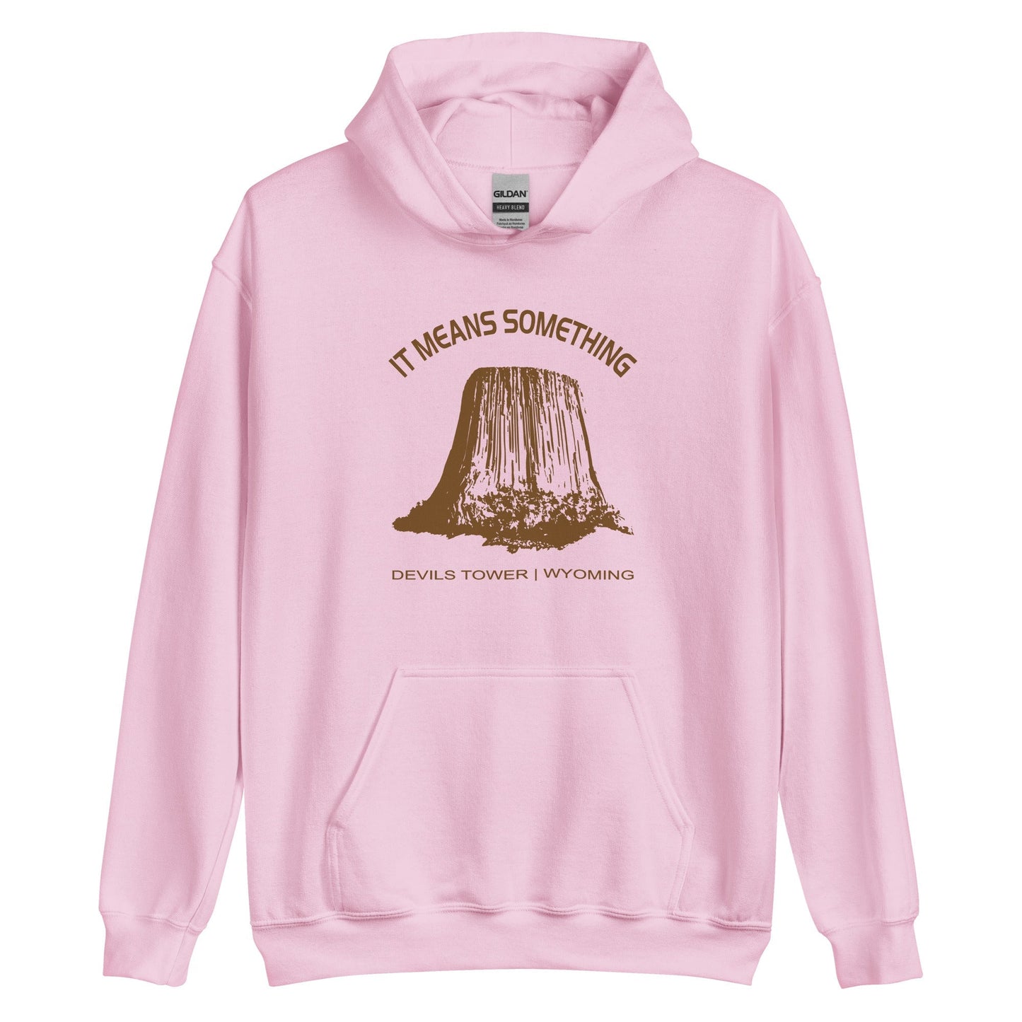 Close Encounters Devil's Tower Hoodie - "It Means Something" Retro 1970s Movie Sweatshirt