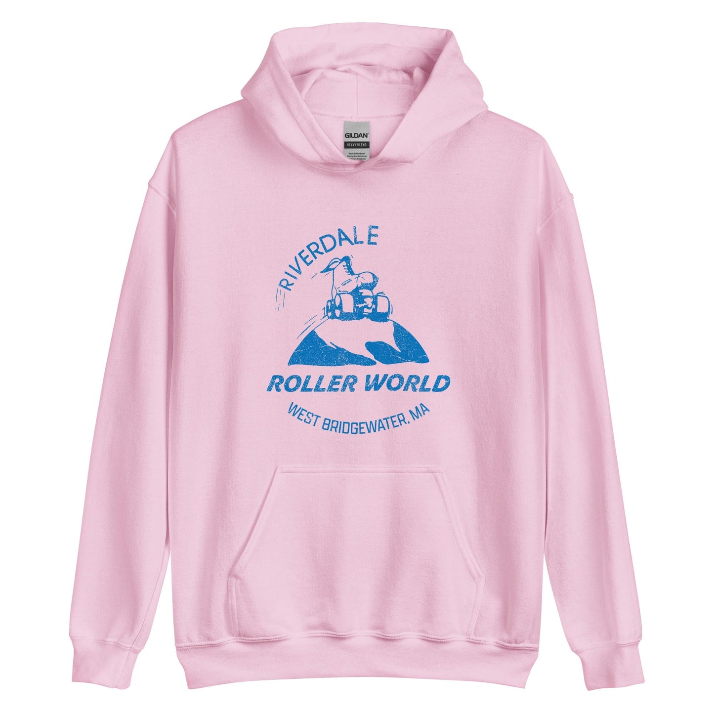 Riverdale Roller World Hoodie - West Bridgewater, MA | Vintage Roller Skating Rink Sweatshirt