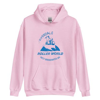 Riverdale Roller World Hoodie - West Bridgewater, MA | Vintage Roller Skating Rink Sweatshirt