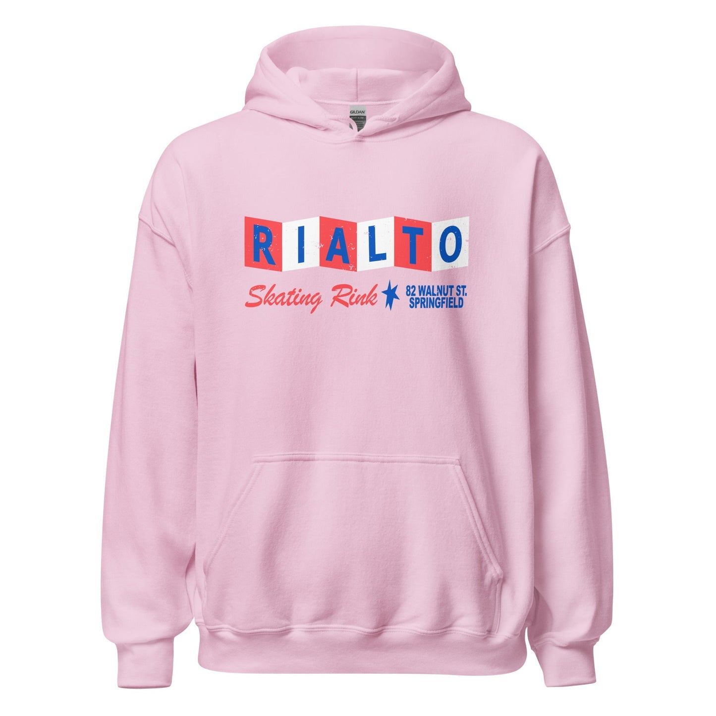 Rialto Skating Rink Retro Hoodie - Springfield, MA | Vintage Roller Skating Sweatshirt