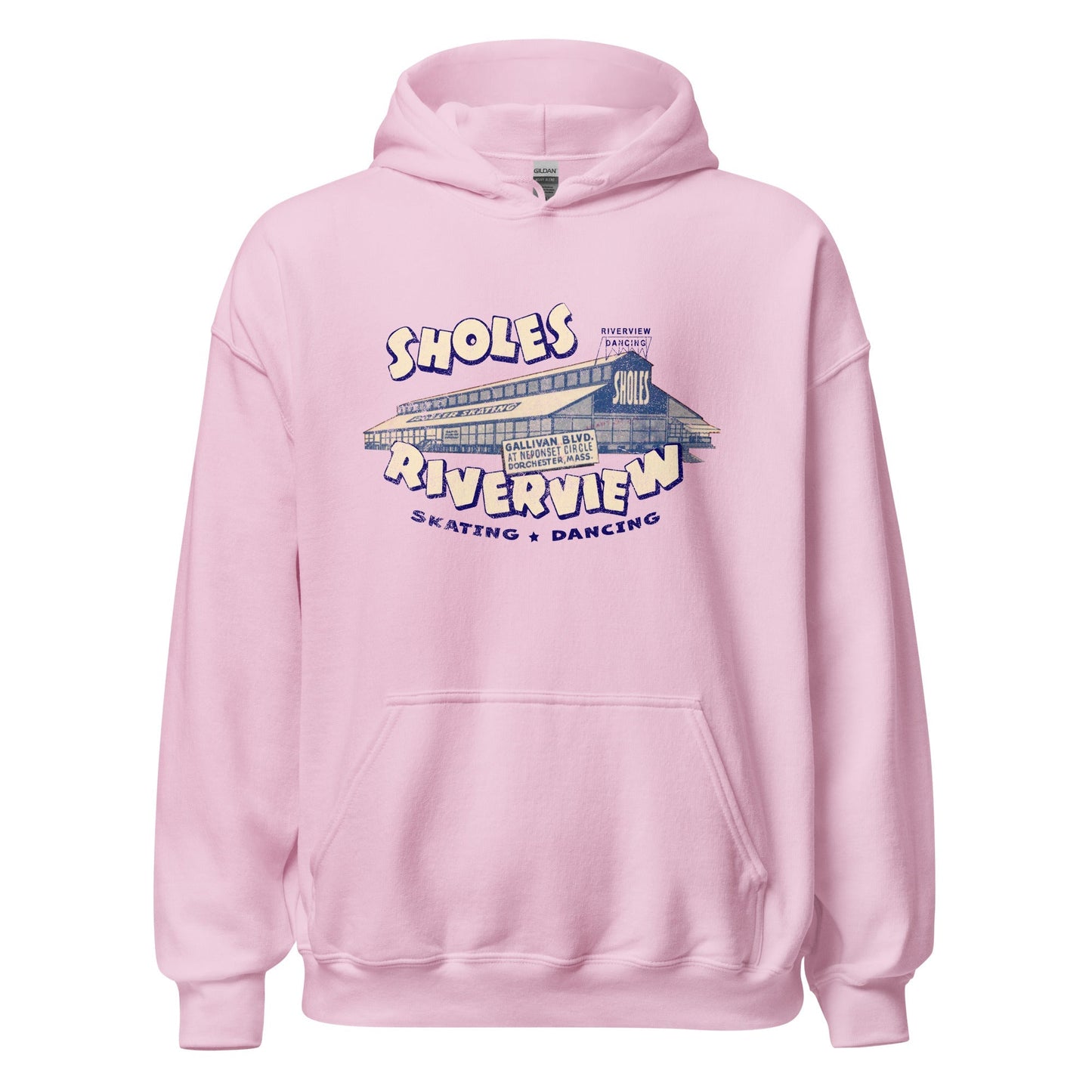 Sholes Riverview Hoodie - Dorchester, MA | Retro Roller Rink & Dancing