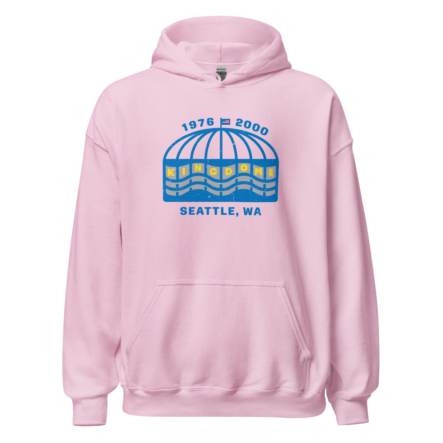 Kingdome Hoodie - Seattle, WA | Retro 1970s Baseball Stadium Sweatshirt