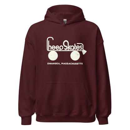 CheepSkates Roller Skating Rink Retro Hoodie - Swansea, MA | Vintage Graphic Sweatshirt