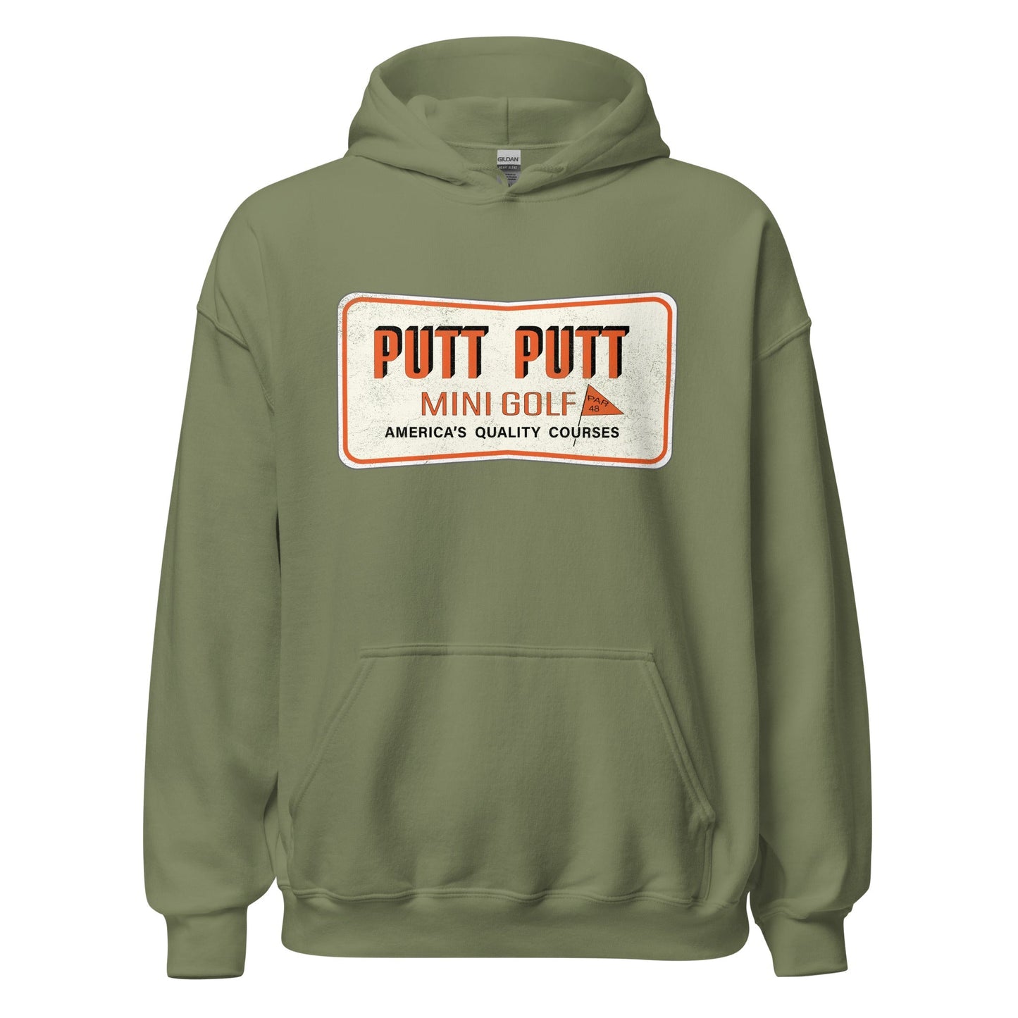 Putt Putt Vintage Hoodie - Old School Mens & Womens Graphic Sweatshirt