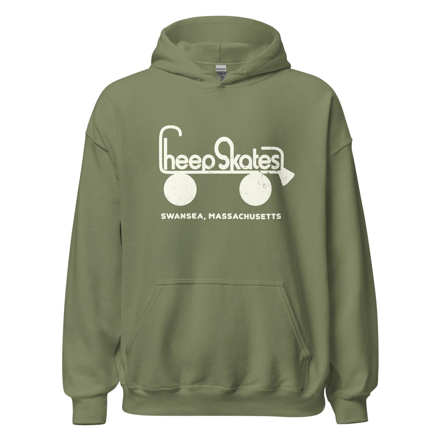 CheepSkates Roller Skating Rink Retro Hoodie - Swansea, MA | Vintage Graphic Sweatshirt