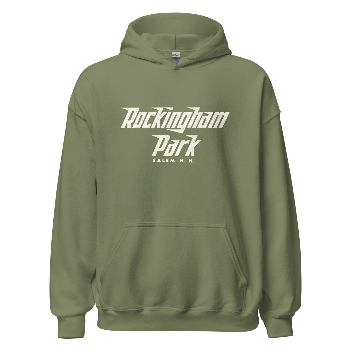 Rockingham Park Hoodie - Salem, NH | Retro Horse Racing Sweatshirt