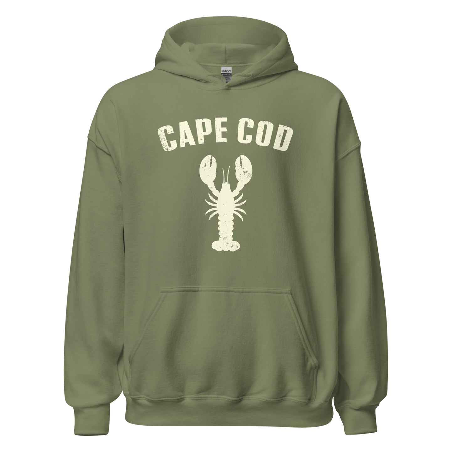 Cape Cod, MA Lobster Hoodie - Classic Summer Beach Vibe Sweatshirt