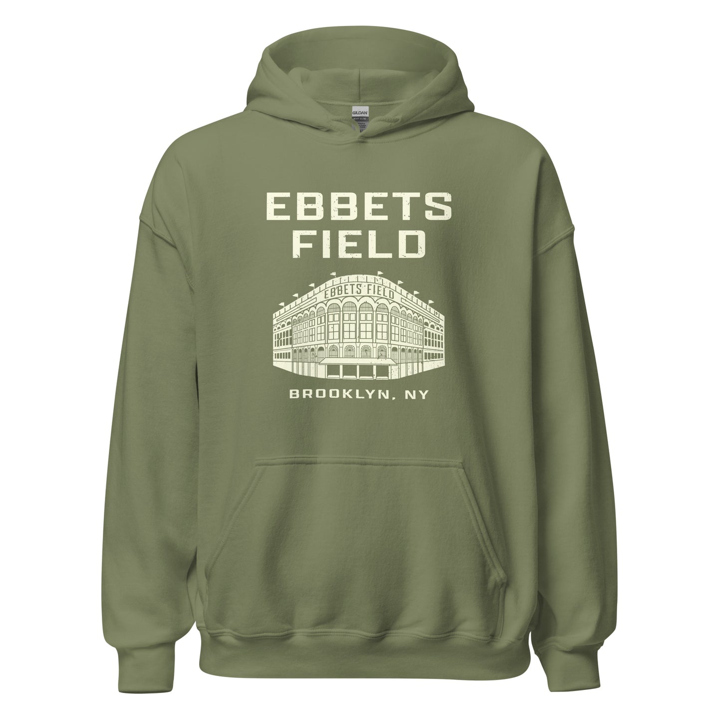 Ebbets Field Hoodie - Brooklyn, NY | Retro Baseball Sweatshirt