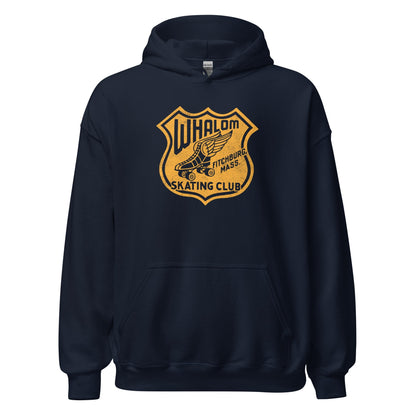 Whalom Skating Club Hoodie - Fitchburg, MA | Vintage Roller Skating Graphic Sweatshirt