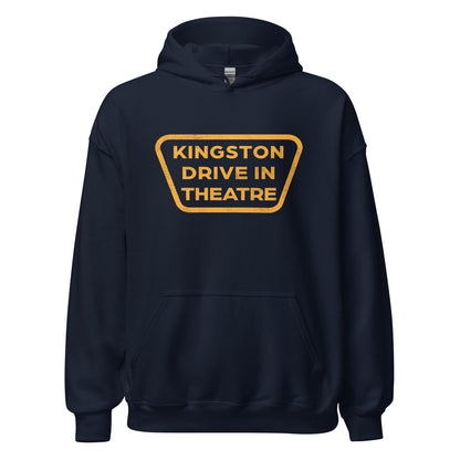 Kingston Drive-In Theatre Hoodie - Kingston, MA | Retro Movie Theatre Sweatshirt