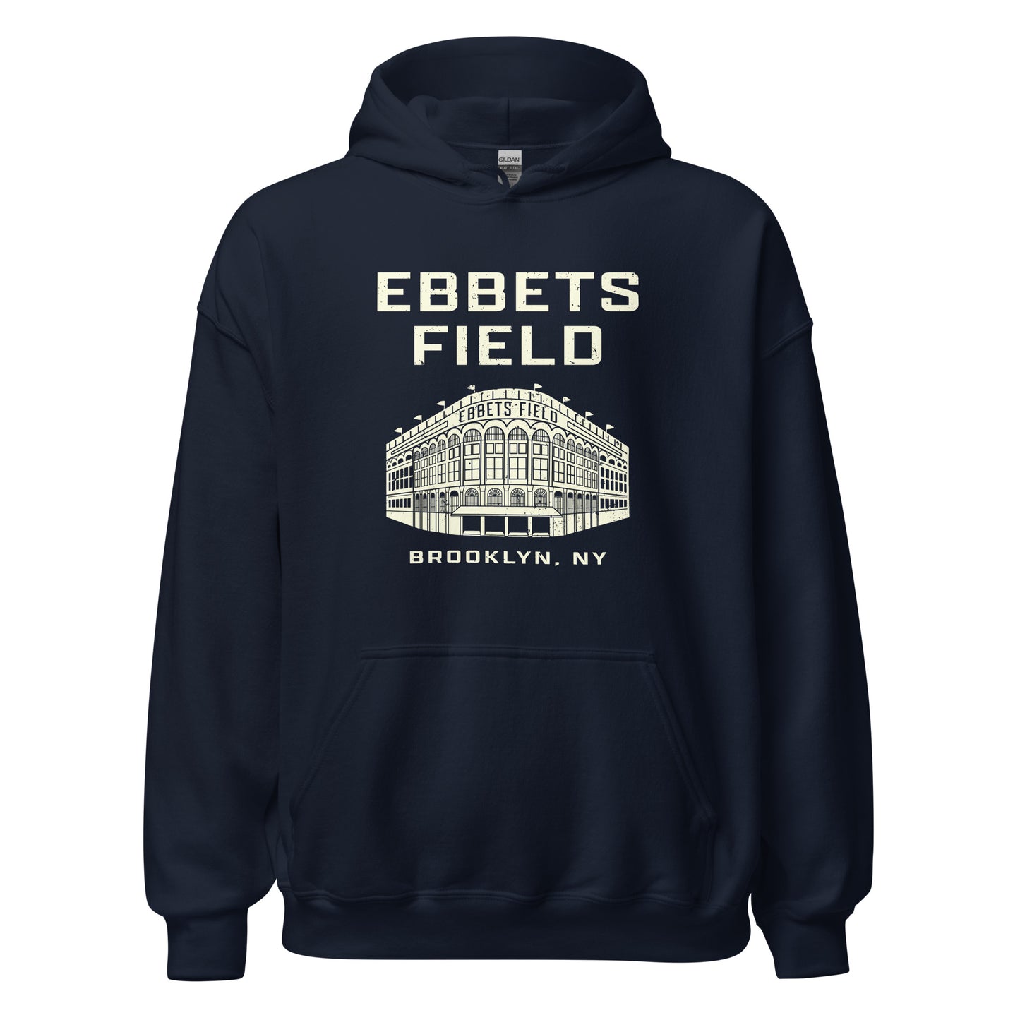 Ebbets Field Hoodie - Brooklyn, NY | Retro Baseball Sweatshirt