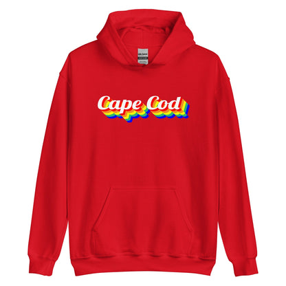 Cape Cod Rainbow Hoodie - Cape Cod, Massachusetts | Mens & Womens Sweathshirt