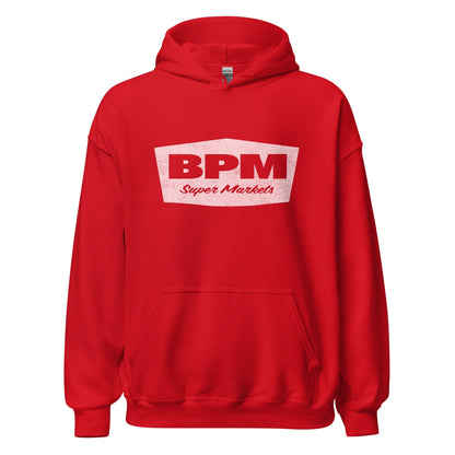 BPM Hoodie - Brockton Public Market Retro 1970s Throwback Sweatshirt