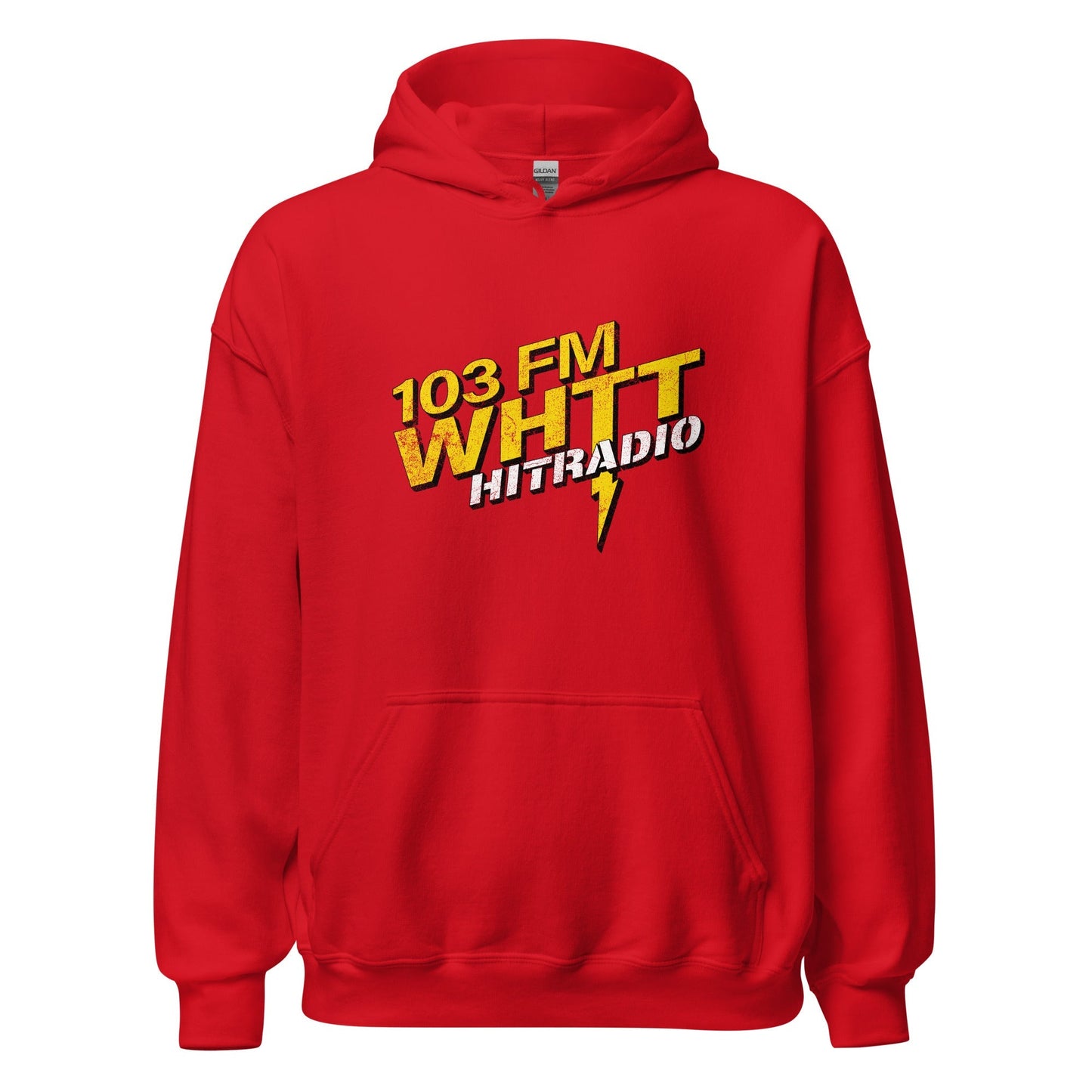 WHTT Hoodie - Old School Boston Rock Radio Vintage Sweatshirt