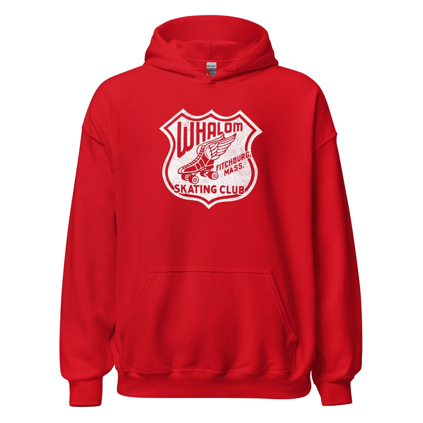 Whalom Skating Club Hoodie - Fitchburg, MA | Vintage Roller Skating Graphic Sweatshirt