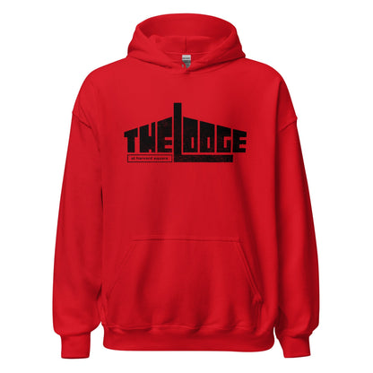 The Lodge at Harvard Square Retro Hoodie - Vintage Clothing Store Graphic Sweatshirt