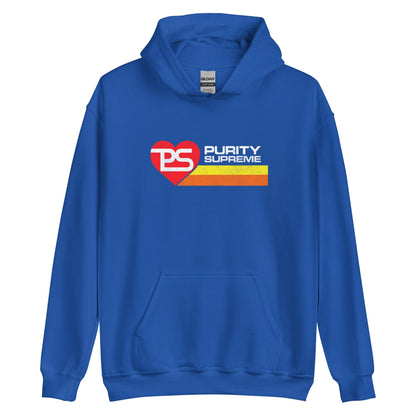 Purity Supreme Hoodie - Retro 1980s Old School Mens & Womens Sweatshirt