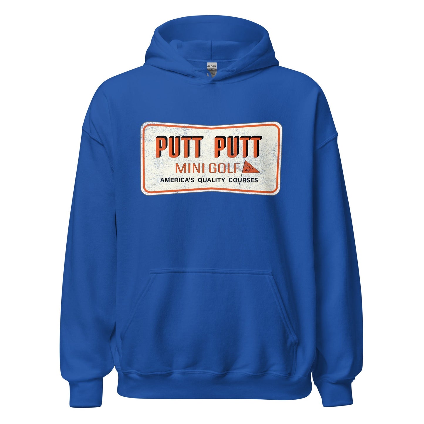 Putt Putt Vintage Hoodie - Old School Mens & Womens Graphic Sweatshirt