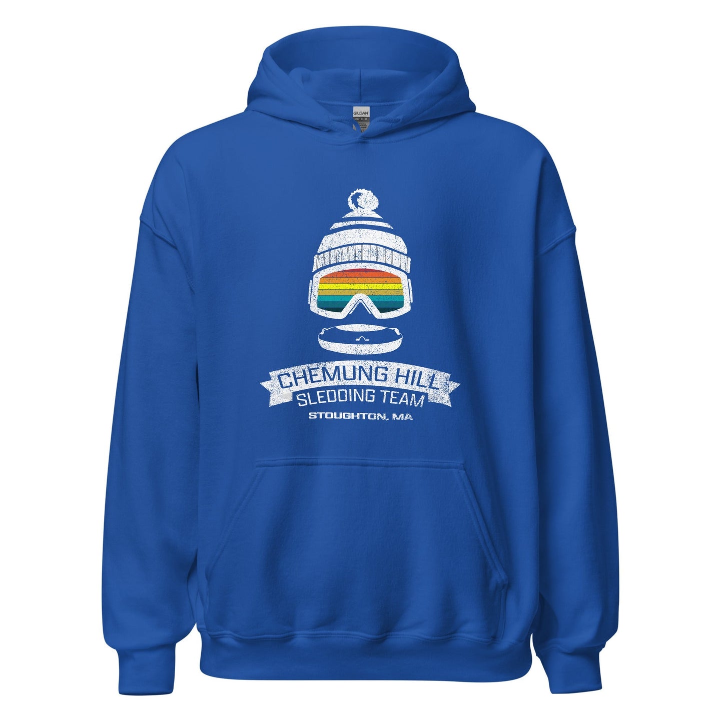 Chemung Hill Sledding Hoodie - Stoughton, MA | Mens & Womens Graphic Sweatshirt