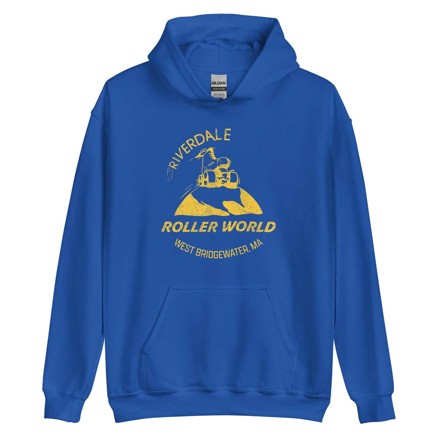 Riverdale Roller World Hoodie - West Bridgewater, MA | Vintage Roller Skating Rink Sweatshirt