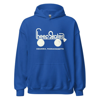 CheepSkates Roller Skating Rink Retro Hoodie - Swansea, MA | Vintage Graphic Sweatshirt