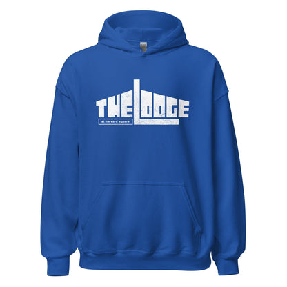 The Lodge at Harvard Square Retro Hoodie - Vintage Clothing Store Graphic Sweatshirt