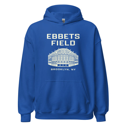 Ebbets Field Hoodie - Brooklyn, NY | Retro Baseball Sweatshirt