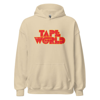 Tape World Retro Hoodie - Mens & Womens Vintage 1980s style Sweatshirt