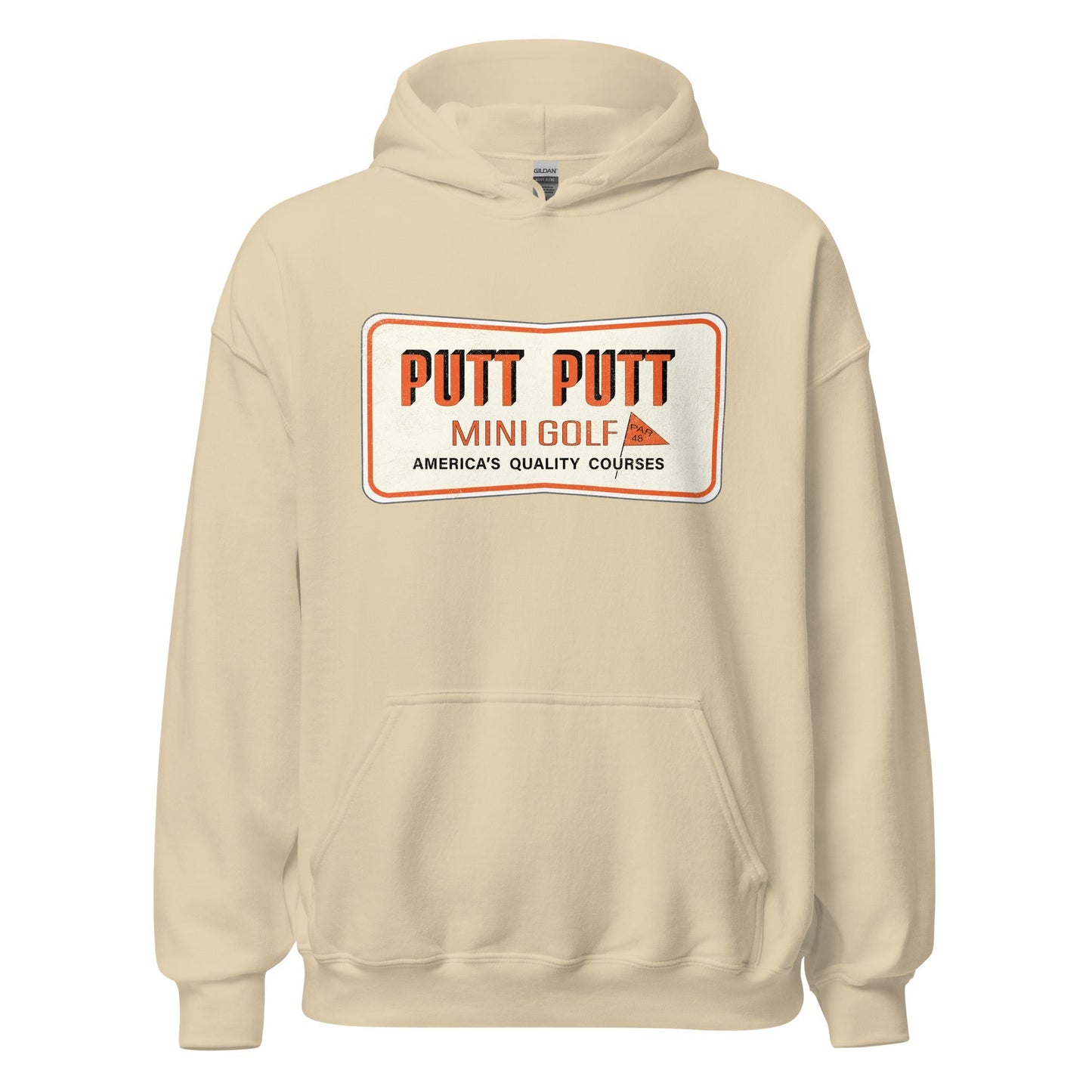 Putt Putt Vintage Hoodie - Old School Mens & Womens Graphic Sweatshirt