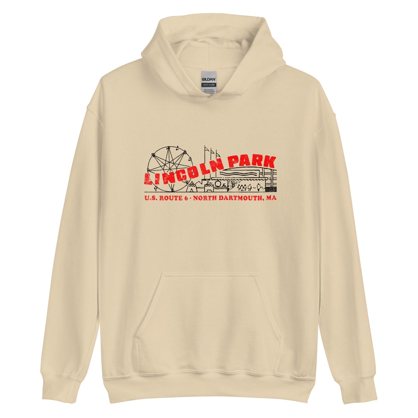 Lincoln Park Hoodie - North Dartmouth, MA | Vintage Amusement Park Sweatshirt